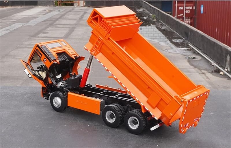 for Sinotruk FOR HOWO TX DUMP TRUCK Orange color 1/24 Truck Pre